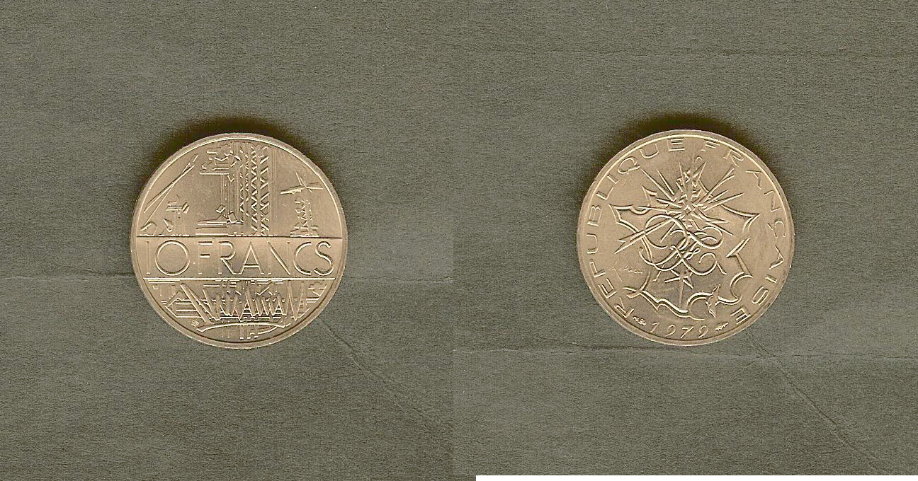 10 francs Mathieu 1979 FDC